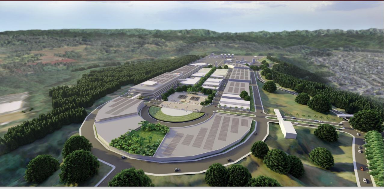 Design plan for massive first responder campus on Oahu, Hawaii. (Master Planner, Architects Hawaii Ltd.)