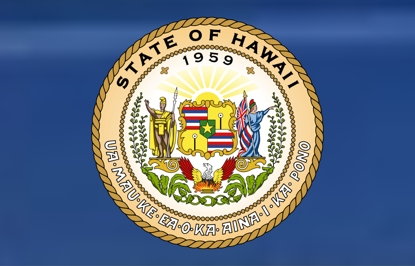 State of Hawaiʻi seal.